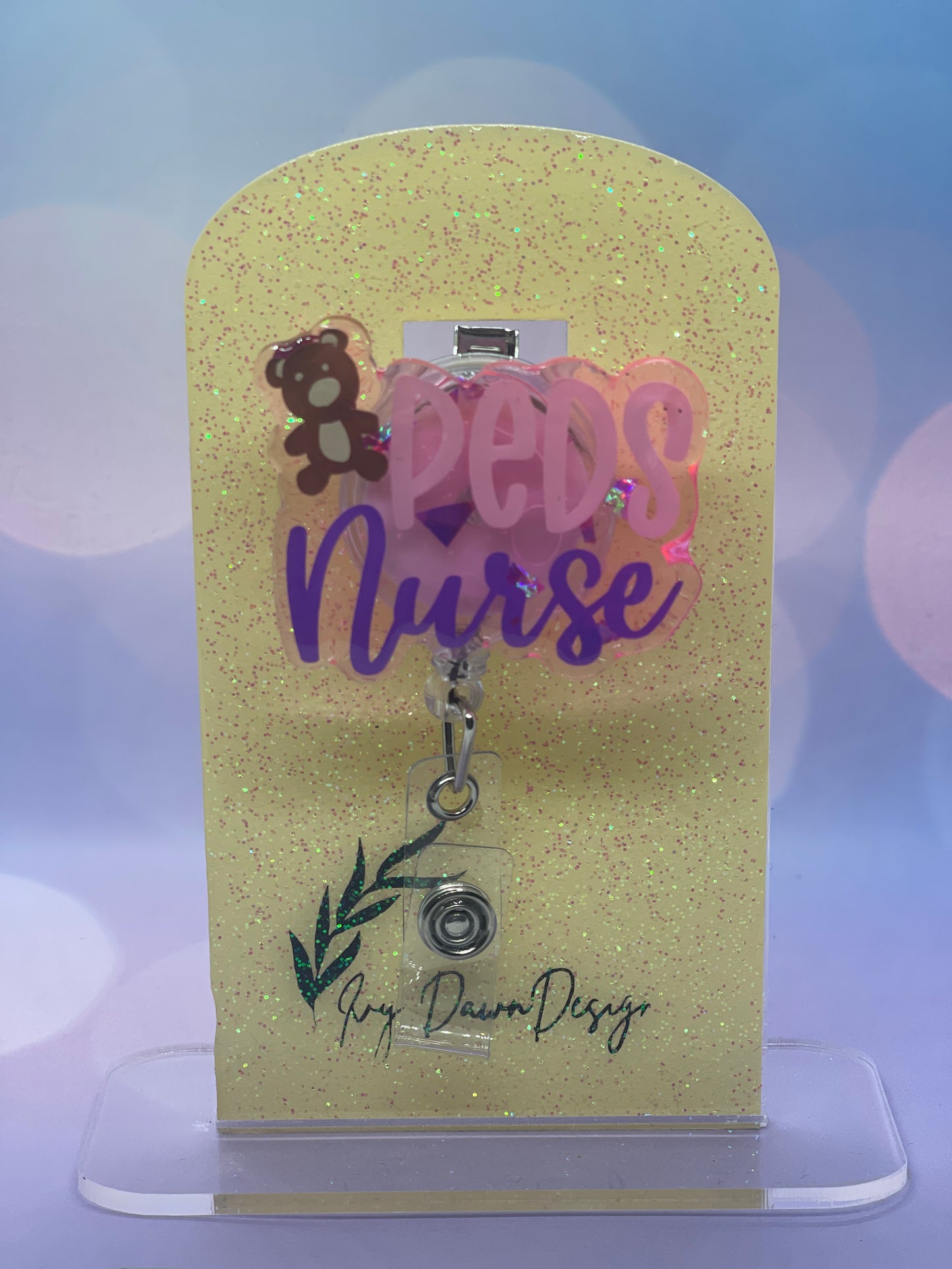 Peds Nurse Badge Reel