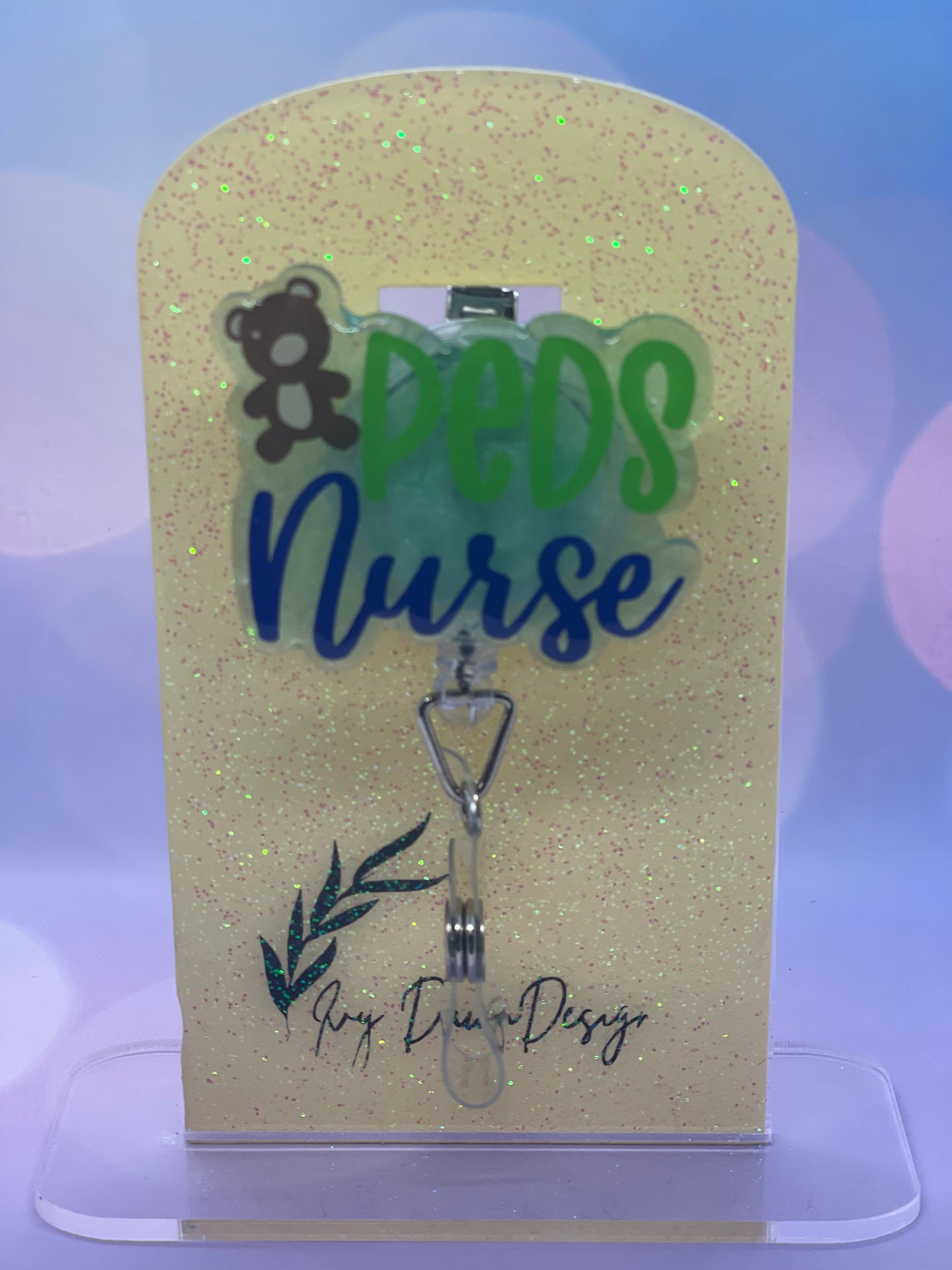 Peds Nurse Badge Reel