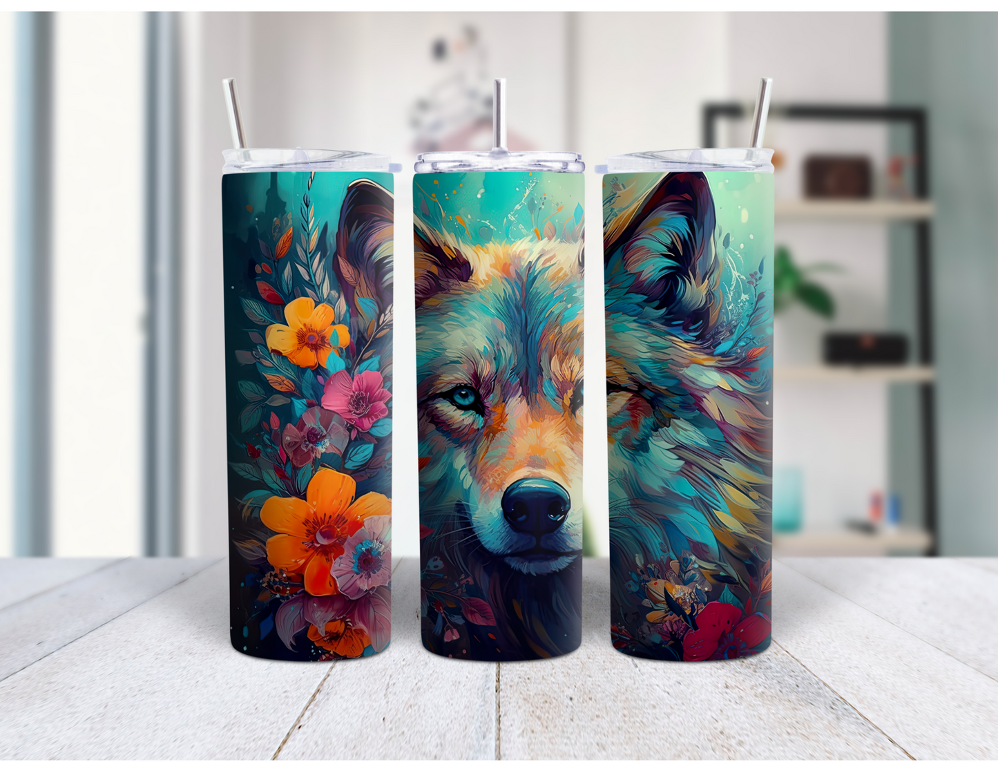 Magical Wolf Tumbler